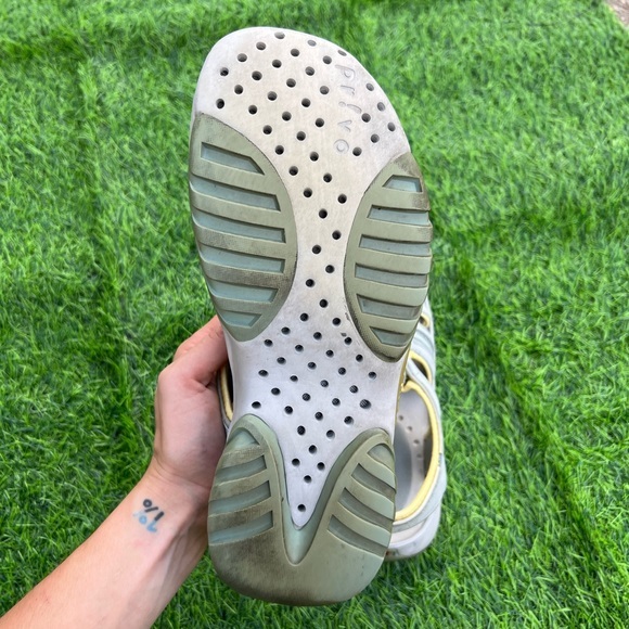 Privo Sandals Hiking Shoes Leather Upper 11 US Men’s Gray Yellow Outdoor - Picture 11 of 11